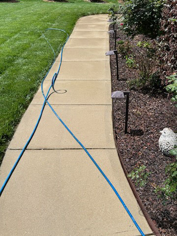 Walkway After Pressure Washing