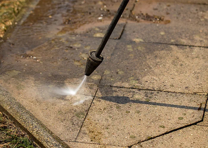 CHS Pressure Washing a Patio in Fort Mill