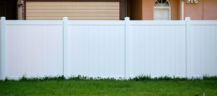 White Privacy Fence